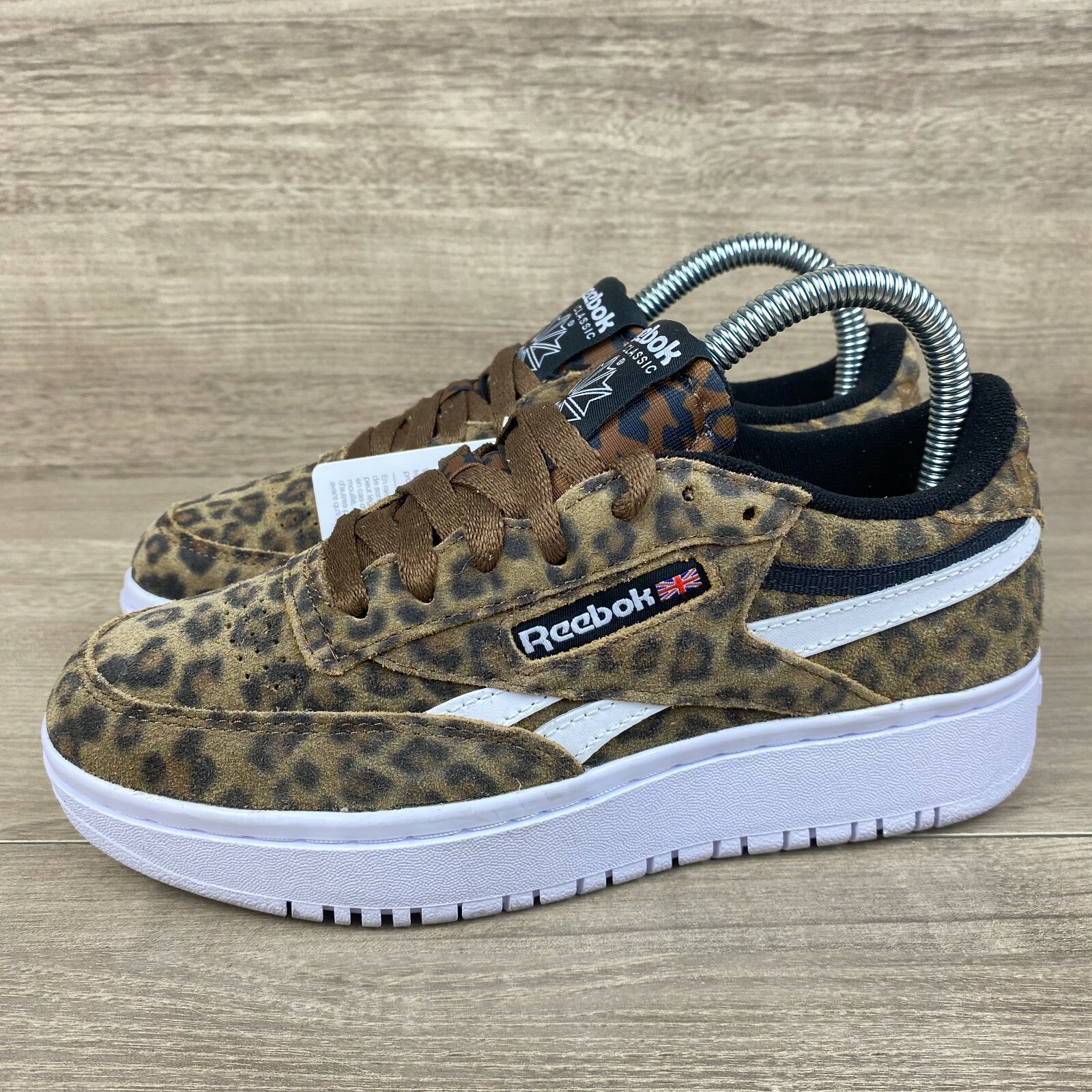 reebok classic c double leopard