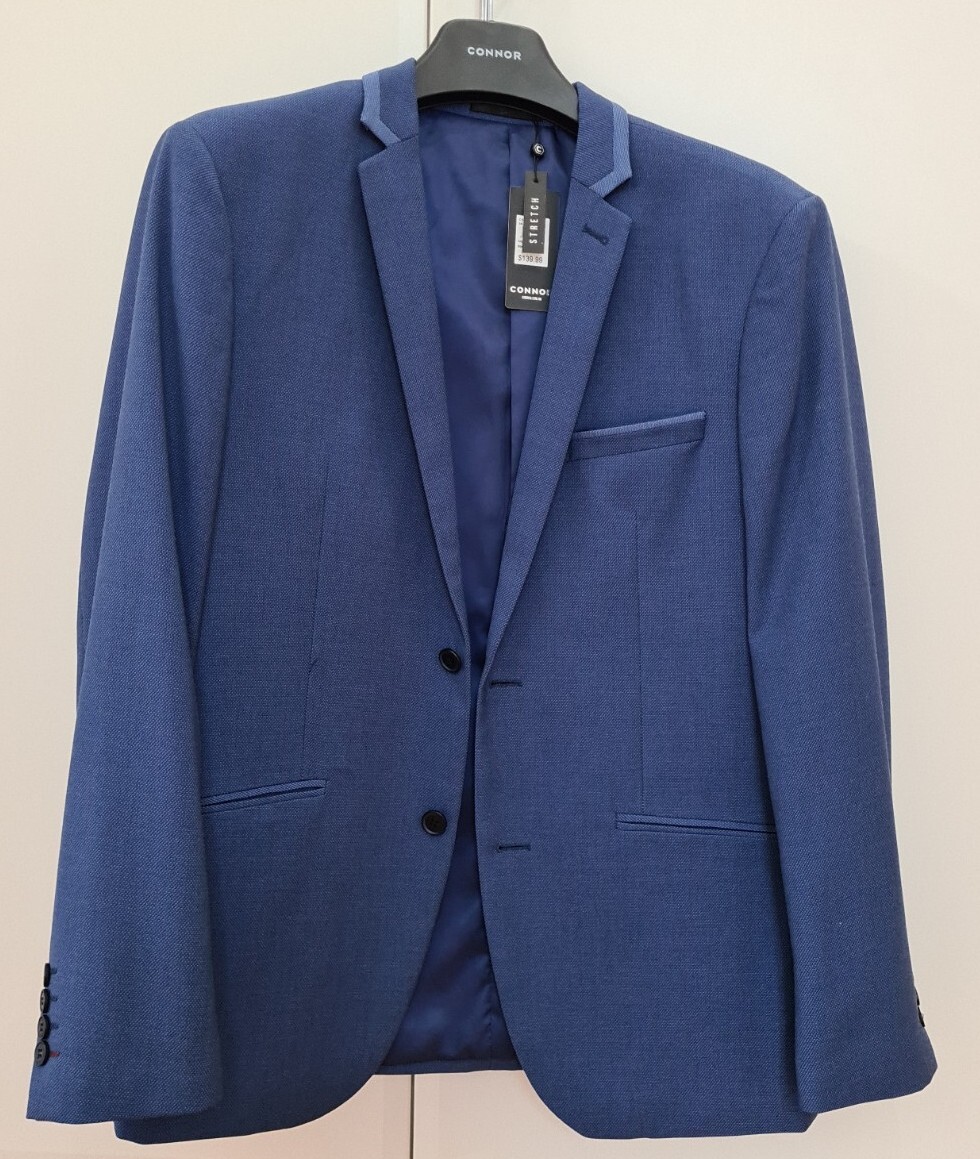 BNWT CONNOR Arlington Mens Blue BLAZER SPORTS JACKET Size