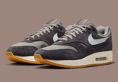 Men 7.0US Sneaker Nike Airmax 1 Crepe Soft Gray Premium