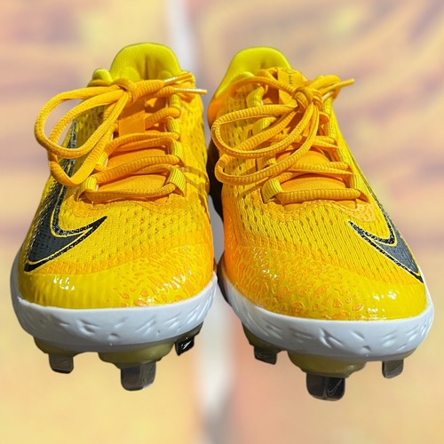 Botines de béisbol bajos Nike Alpha Huarache Elite 4 amarillos DR6851-701 para hombre talla 7 - Imagen 4 de 8