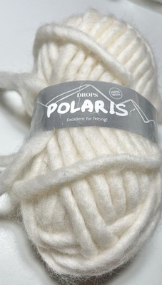 DROPS POLARIS YARN . 1Ball. Col # 01. I Combine Shipping. See Detail