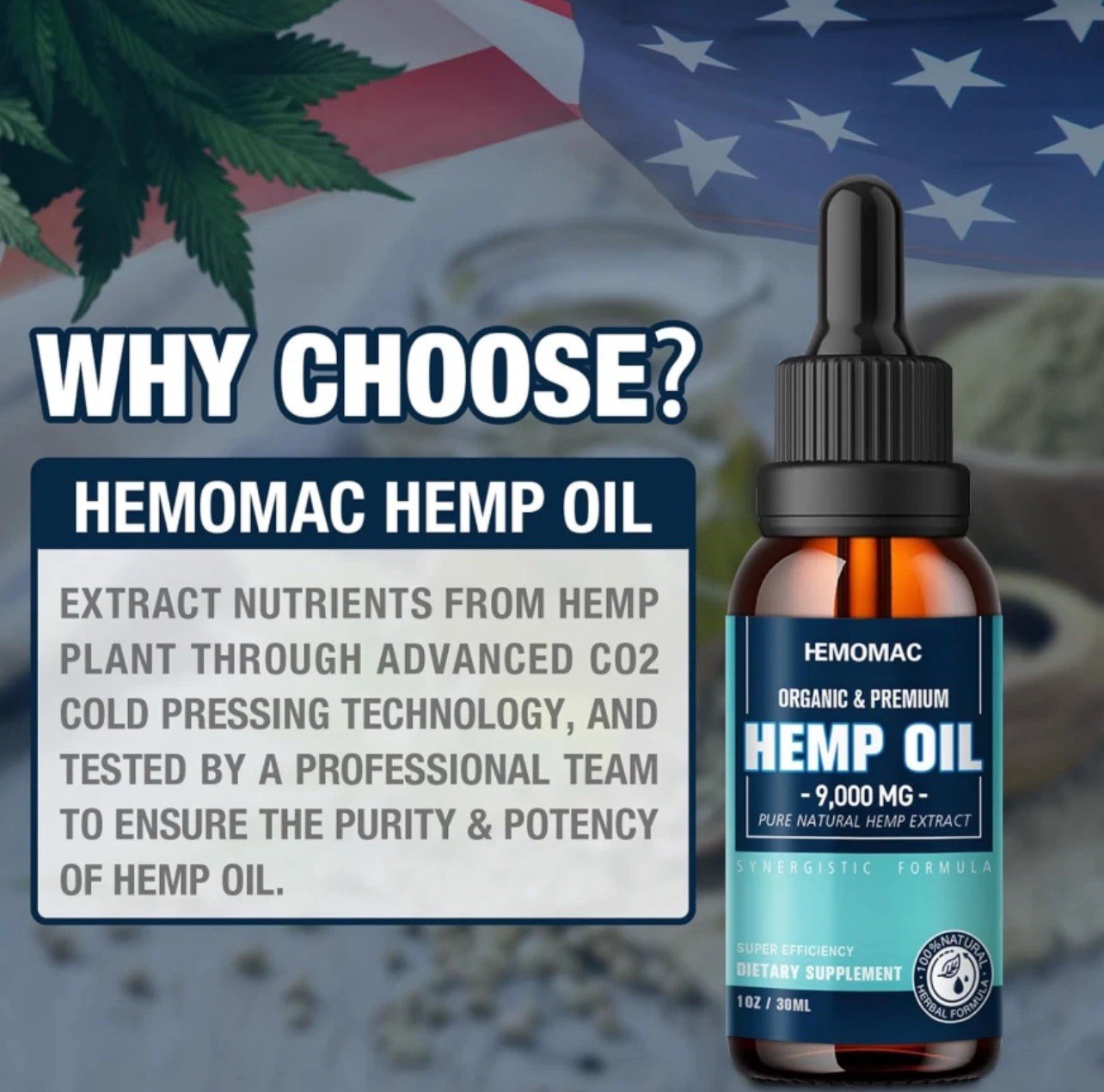 Superior Hemp Oil Pain Stress Reduce Anxiety Deep Sleep Calm Relaxed Mood 2pk