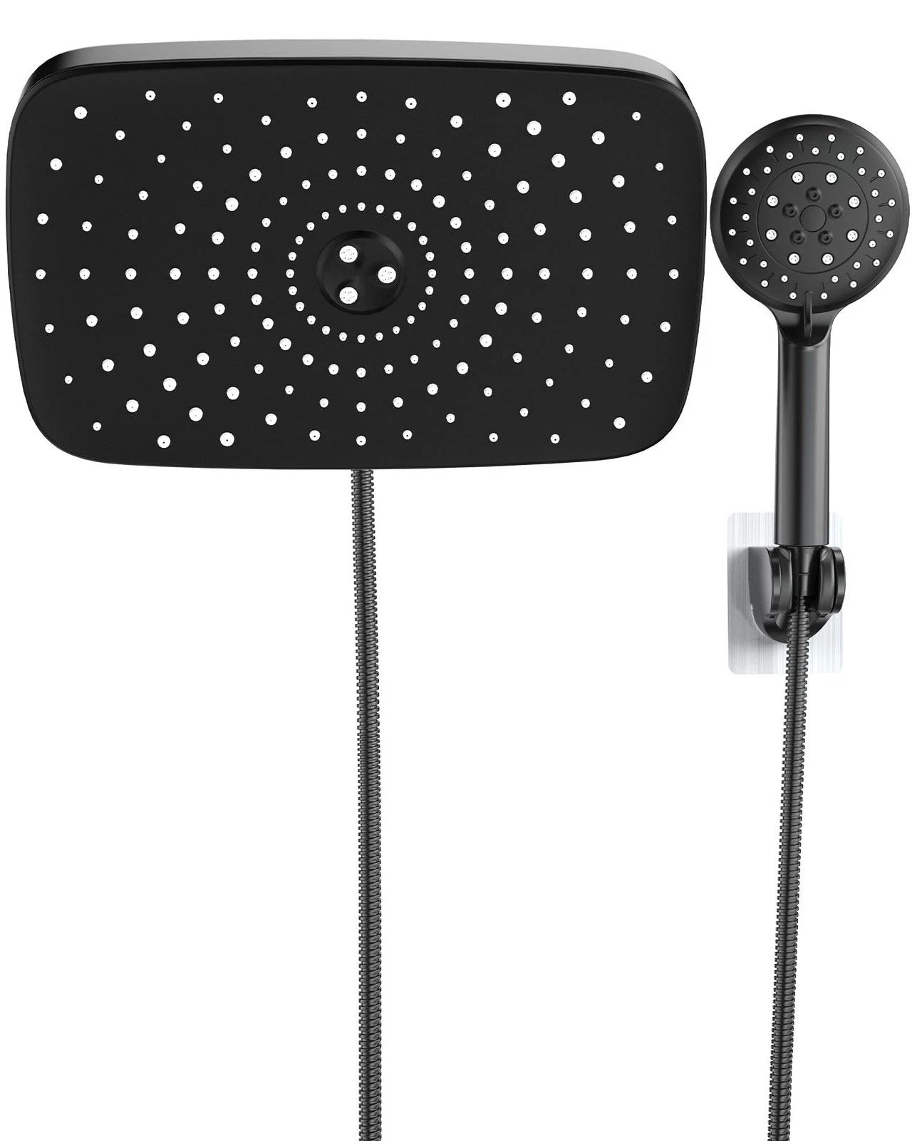 11.8'' Rain Shower Head with Handheld, High Pressure Rainfall Showerhead Comb...