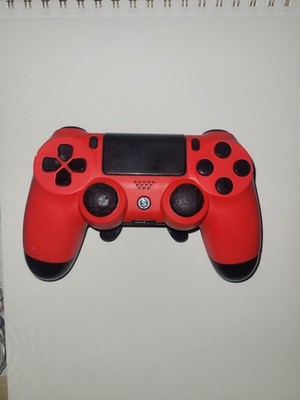 Scuf Gaming SCUF PRO Red Black bluetooth PS4 Controller, Paddles, Ergonomic