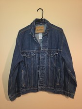 Levi Strauss Signature denim Trucker Jacket Americana Heritage Classic MEN M