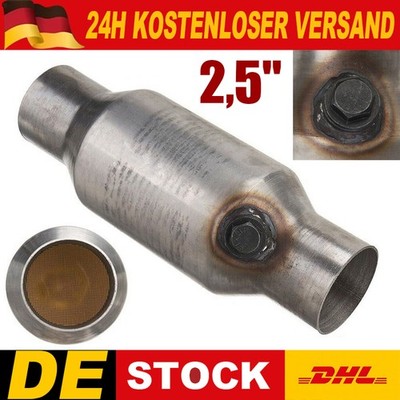 Φ 63mm 2.5'' Universal Katalysator Edelstahl 400 Zellen Edelstahl Caberre  Neu