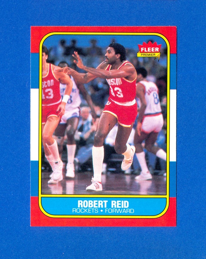 1986/1987 Fleer Basketball #90 Robert Reid 86/87 Set Break Card NM/MT Condition
