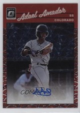 2023 Donruss Optic Retro 1990 Signatures Photon Prizm Adael Amador Auto 02g9