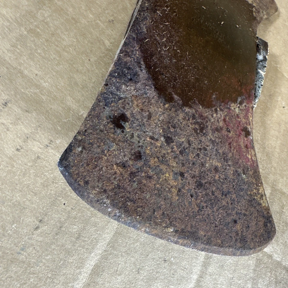 Vintage 2-1/2 Lb. Hacha de cabeza de hacha de crucero de doble broca Vaughan Foto 4 de 4