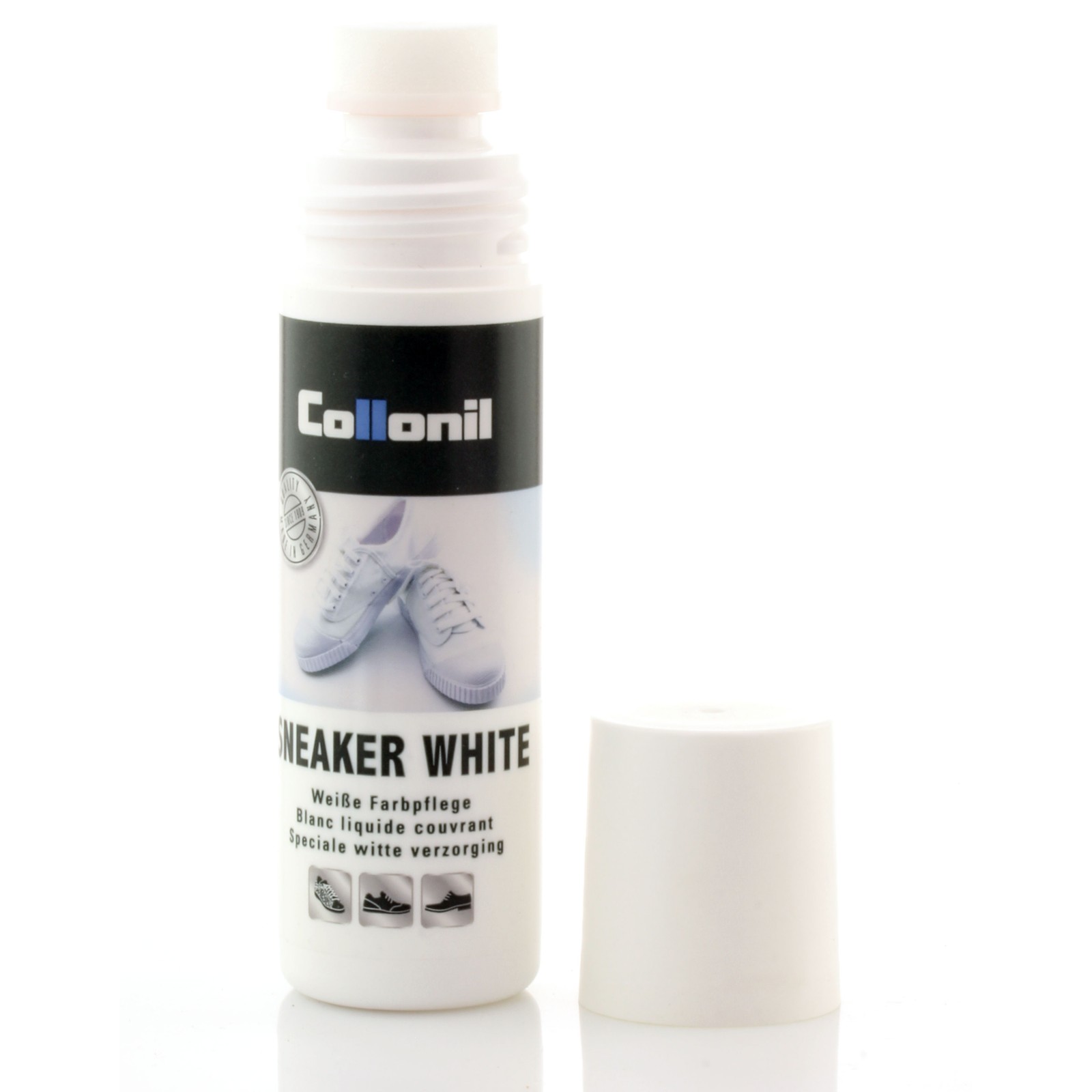 Turnschuh Sneaker Schuhe Weiß 50ml weiße Farbe Farbpflege whitening Reiniger