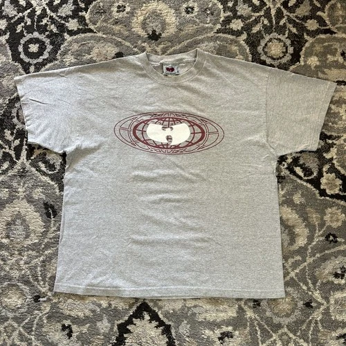 90s Wu-Tang Clan Wu Wear Hip Hop Rap Gray Red Mens T 1990s vintage concert t-shirt, vintage, size XXL, single stitch, B+ condition