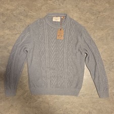 WEATHERPROOF Warm Vintage Knit Sweater Mens XL Gray Cable Knit NEW