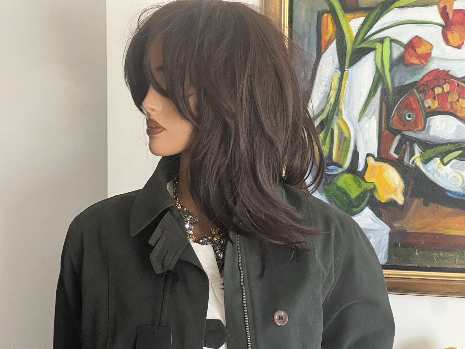 les copains jacket fully insolated and quilted velvety cotton forest green Italy image 8