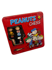 Peanuts Schachspiel Charlie Brown rote Zinnve...