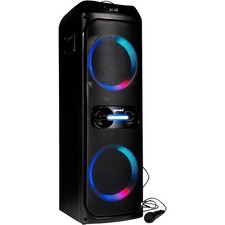 Gemini GHK-2800 Bluetooth Speaker System With LED Party Lighting Refurbished