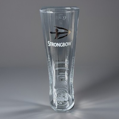 Strongbow Cider Pint Glass embossed Original Home Bar Beer Garden Man Cave