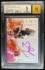 2020 Origins Joe Burrow Passing Stars Signatures Pink Auto RC #/8 BGS 9 Auto 10