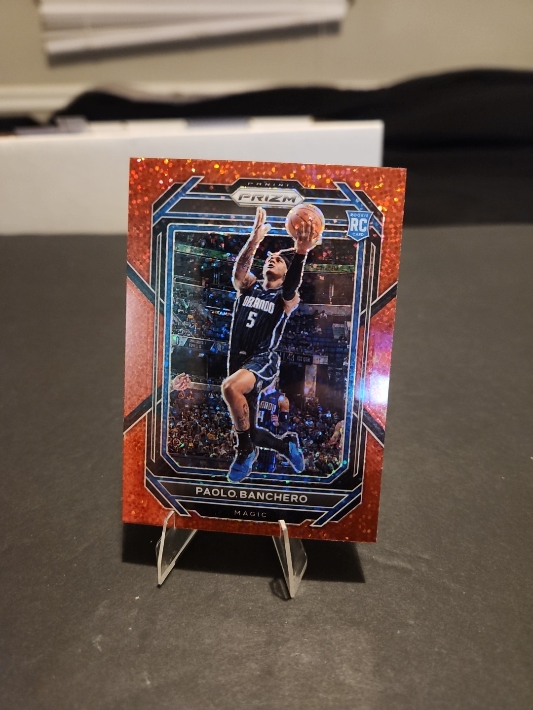 2022-23 Panini Prizm - Paolo Banchero #249 Red Sparkle Prizm (RC)