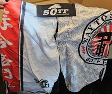 Venum Shorts Mens Medium 33 Brown NoGi 2.0 Fight Team Jiu Jitsu BJJ Competition