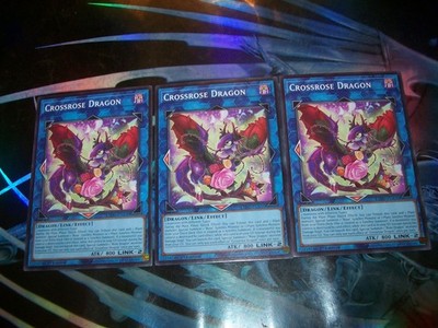 3x Crossrose Dragon 1st Edition Common L5DD-ENA30 Yu-Gi-Oh!