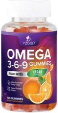 OMEGA 3 6 9 Essential Fatty Acid Gummies 120ct Each NATURE'S NUTRITION