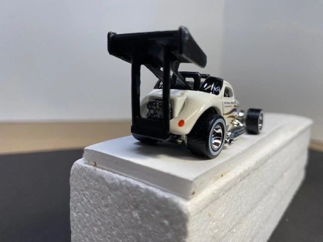 ¡¡COMO NUEVO!!  Serie Cop Rods Hot Wheels 2000.  St. Paul MN. FIAT 500C. Blanco. Suelto. Foto 4 de 4