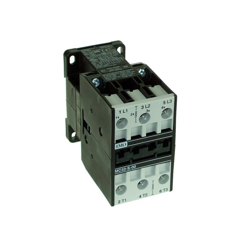 Contacteur tripolaire pour piloter un moteur électrique 15KW 32A IMO MC32 24VAC