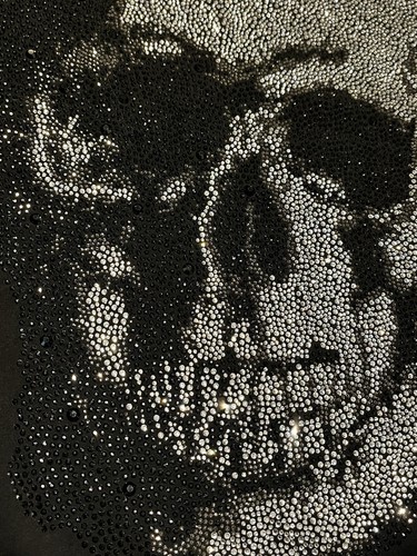$1280 CAMISETA PHILIPP PLEIN PEDRERÍA CRISTALES CALAVERA ATLÉTICA GRANDE L AUTÉNTICA - Imagen 9 de 24