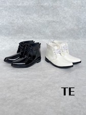 1/4 1/3 Pointed-toe Shiny Leather High-top Shoes Fit Bjd Doll Accessories