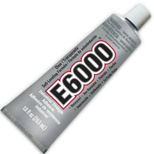 E6000 Adhesive ~ Clear 3.7 ~ Medium Viscosity Strong Craft ~ Bonding Cement