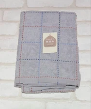 Bath towel, untwisted yarn, grey, stitched, Ecotex, Standard 100, Nordic