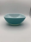 New ListingVintage PYREX Small Square #410 Turquoise Blue Serving/Dip 12 Oz Dish/Bowl