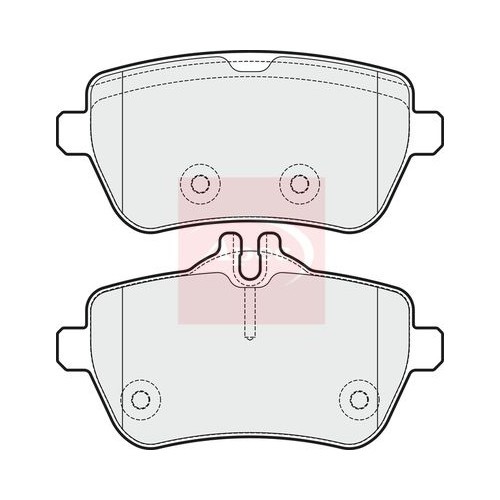 For MERCEDES SL R231 2011 to 2020 BRAKE PADS (REAR) (R90) PAD1908