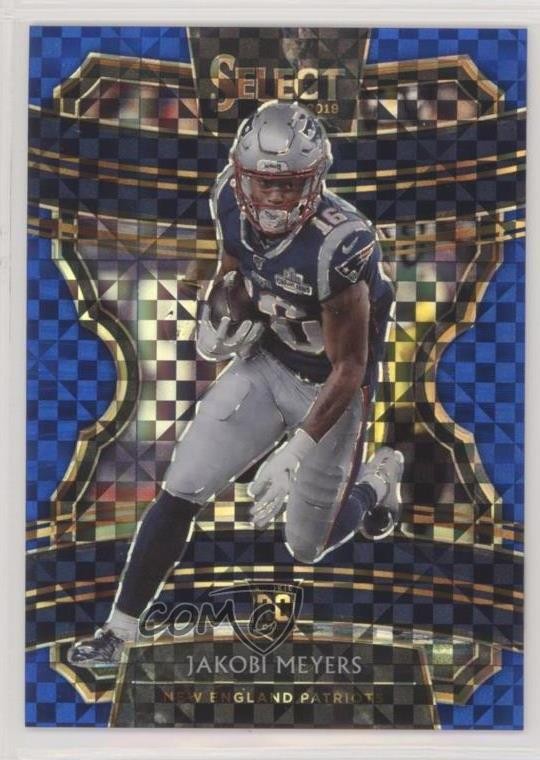 2019 Panini Select Concourse Blue Prizm 10/175 Jakobi Meyers #11 6fs