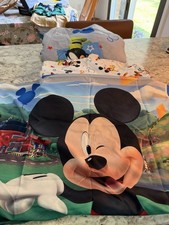 Disney Mickey Mouse and Friends Toddler Bed Comforter, Sheets  Pillowcase 4 Pcs