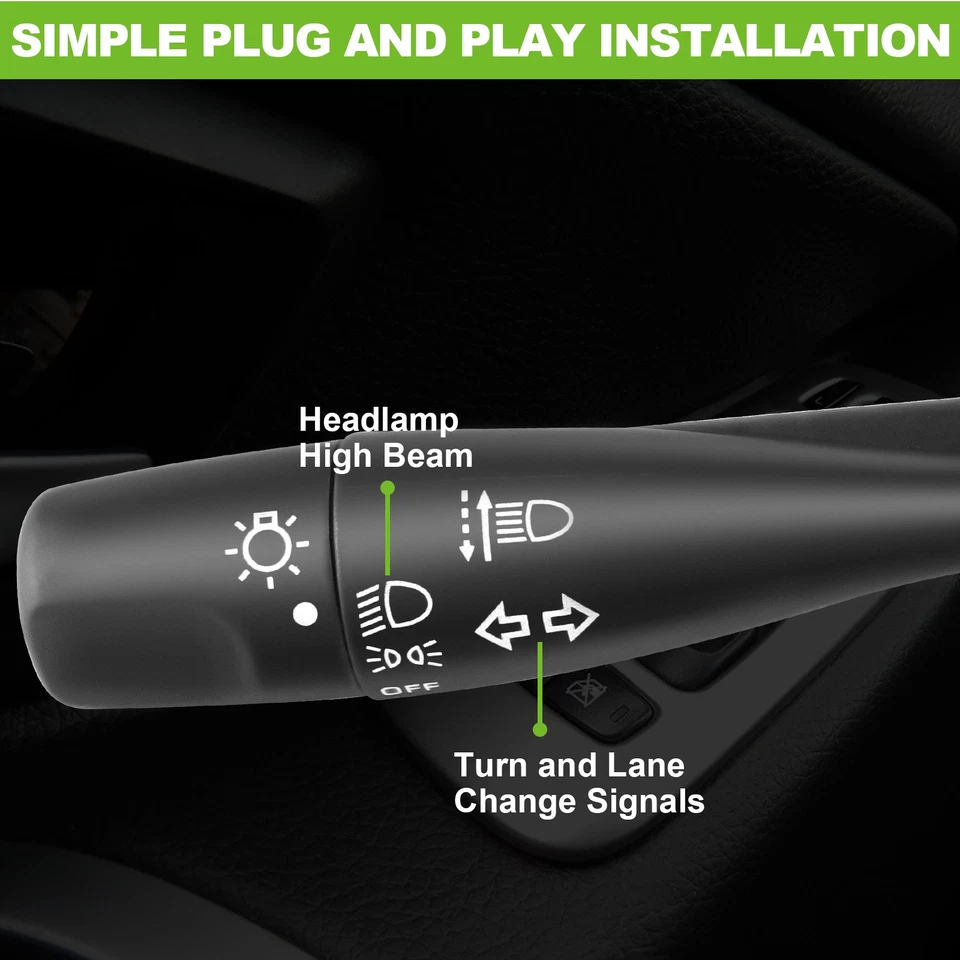 Turn Signal Switch For 1996-2000 NISSAN PICKUP Front 2554040U60 - Image 3 of 4