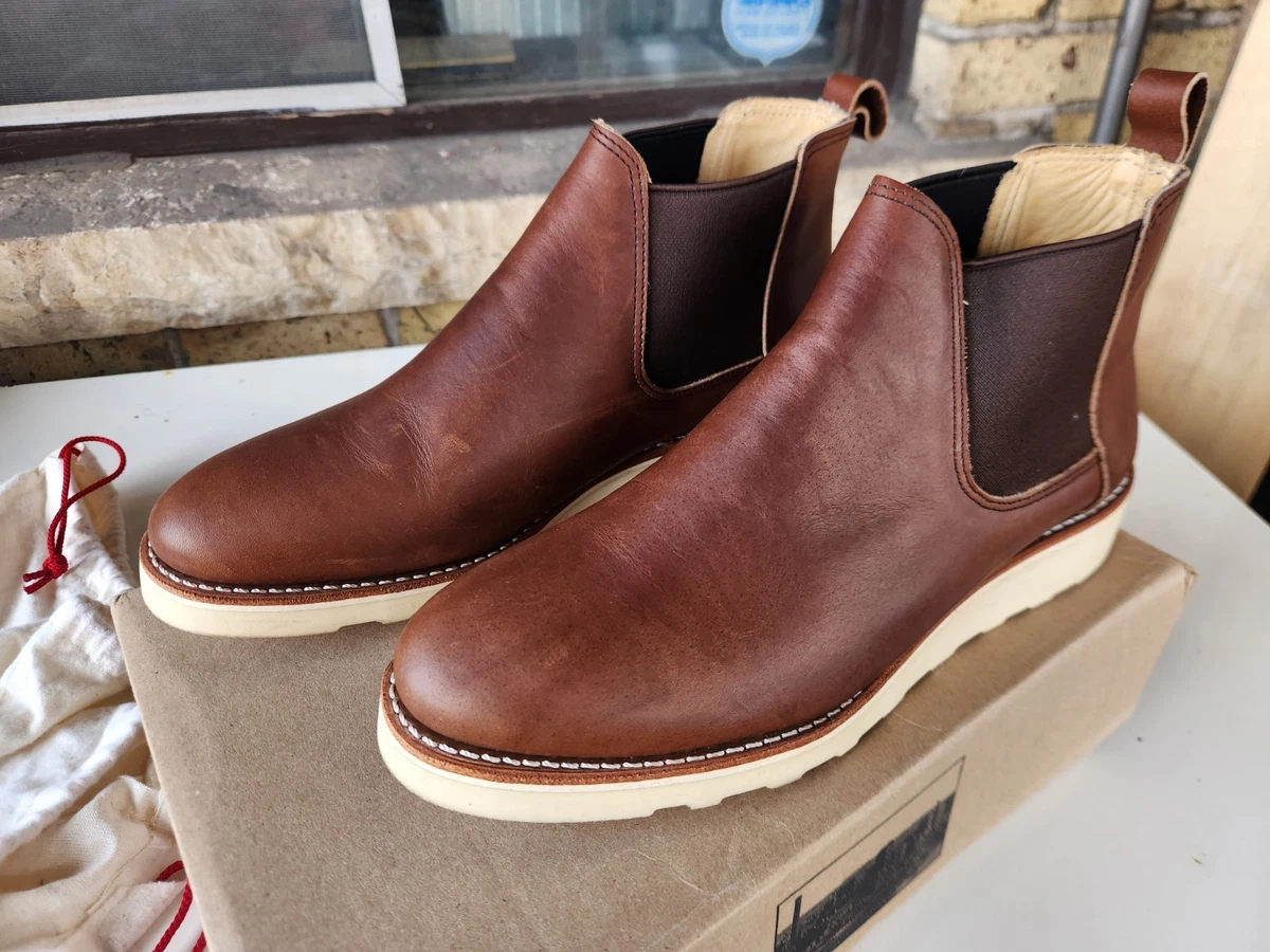 Ink Burnt Orange Distressed Leather Ankle Boots Euro Size 41 Orange Leather Upper Boots for Women for sale | eBay main image 2