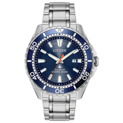 NEW Citizen Eco-Drive Promaster Diver Men's Date Display Watch 45mm BN0191-55L