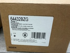 Moen 64432BZG Jase 1.2 GPM Centerset Bathroom Faucet, Bronzed Gold*READ*