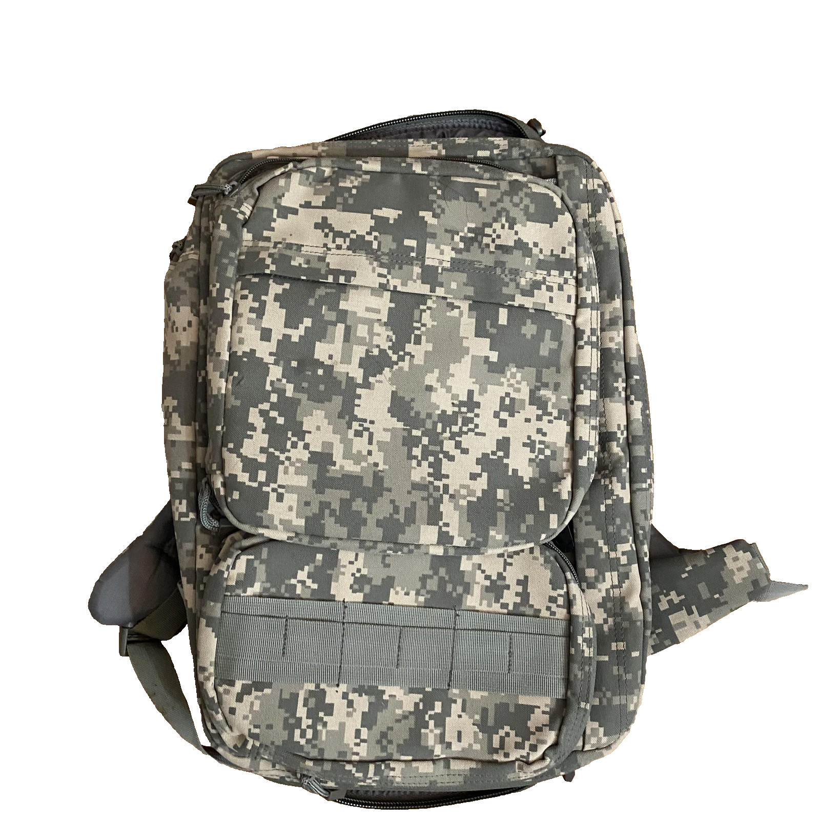 Digital Acu Camo Laptop Compartment Molle Straps Bag