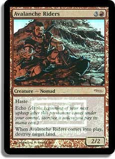Avalanche Riders (FNM) FOIL Promo MINT Creature Special MAGIC MTG CARD ABUGames