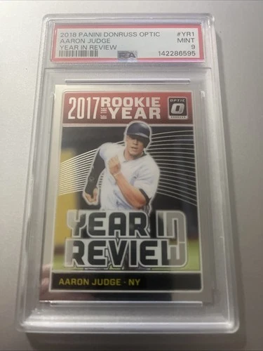 2018 Panini Donruss Optic - Year in Review Aaron Judge #YR1  PSA 9