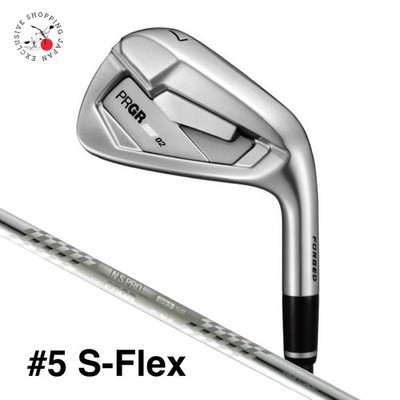 PRGR Golf 02 Iron #5 S-Flex M-43 Spec Steel III ver.2 Steel Shaft RH Men 2026