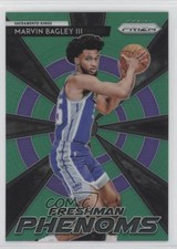 2018-19 Panini Prizm Freshman Phenoms Green Marvin Bagley III #24 Rookie RC g7c