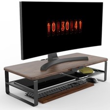 Monitor Stand for Desk, 2-Tier Monitor Stand Riser with Holder and Cable Mana...