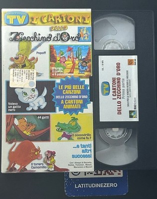 I CARTONI DELLO ZECCHINO D ORO PRIMA PARTE -  VHS ITA in italiano TV SORRISI
