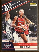 2025 Panini Instant WNBA Rated Rookie #RRR-3 Kiki Iriafen Washington Mystics RC