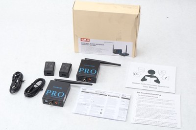 1Mii RT5066Pro Optical Coax 2.4GHz Wireless Audio Transmitter Receiver Set TX RX