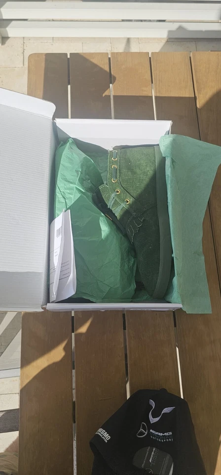 Diamond Supply Co. Ibn Jasper Diamond Supply Mens Sz 11.5  Sneakers green croc - Image 2 of 4