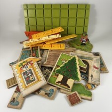 Incomplete 1976 Richard Scarry’s Puzzletown Mayor Fox’s Town Centre Set D